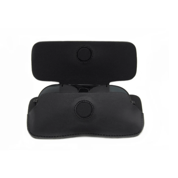 Leather Sunglasses Case - Black Color Perseus Model